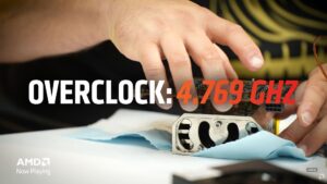 AMD Breaks GPU Frequency Overclocking World Record By Pushing Radeon RX 9060 XT To 4.769 GHz