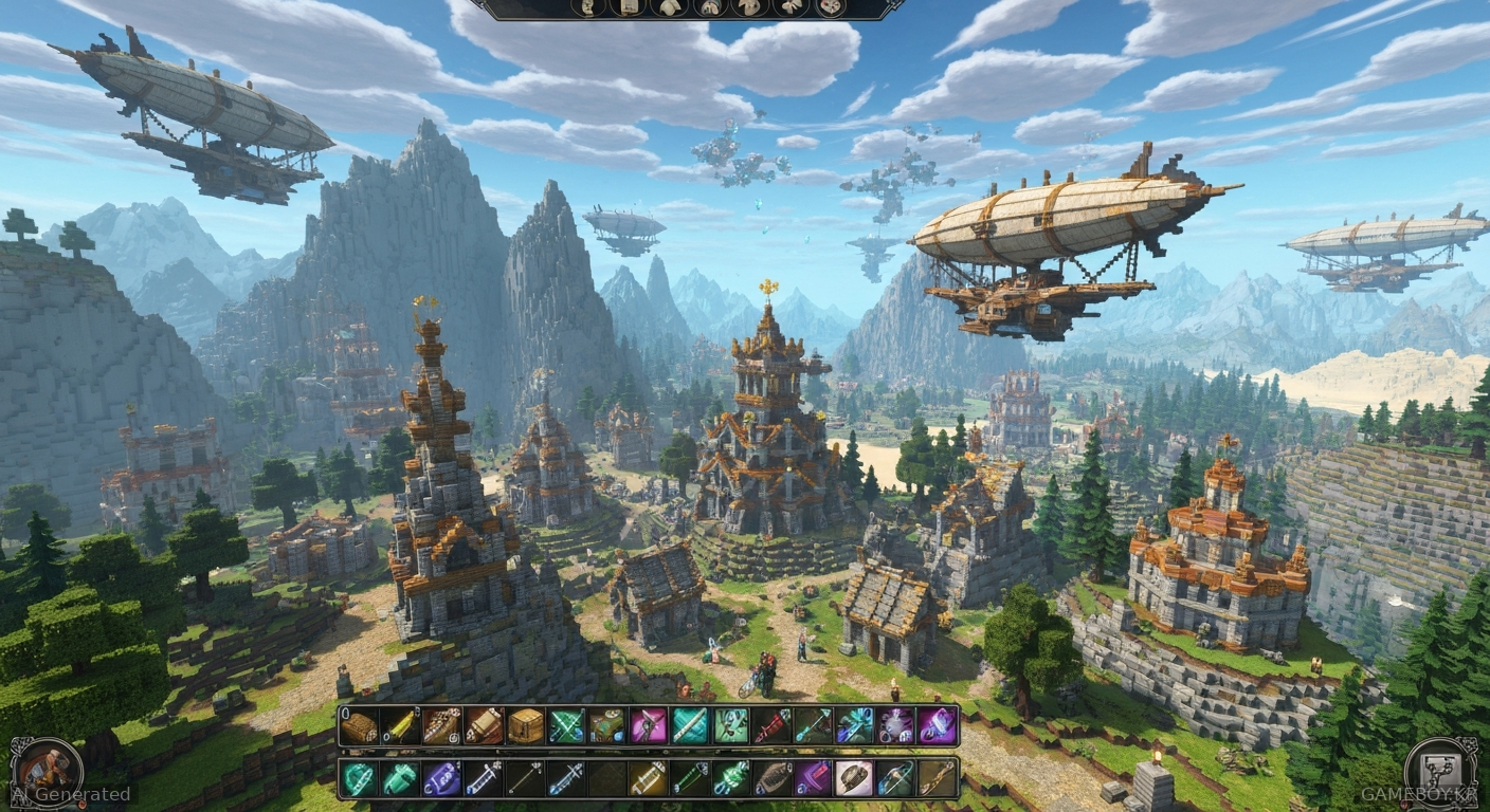 Yep, I get why this co-op RPG sandbox that's part Minecraft, part Skyrim, and also has airships, is one of the most played demos on Steam Next Fest - PC Gamer