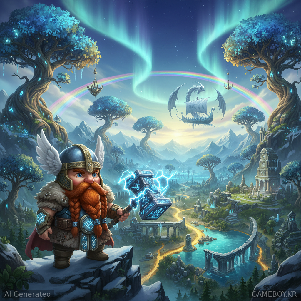 카카오게임즈, 라이온하트 신작 MMORPG '오딘Q' 공개 - v.daum.net