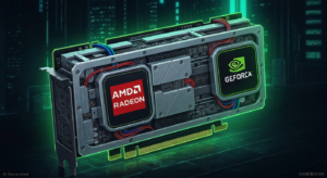 Rare Franken-GPU has both AMD and Nvidia branding — AMD Radeon GeForce RTX 9070 XT is the new ultimate midrange gaming champ - Tom's Hardware