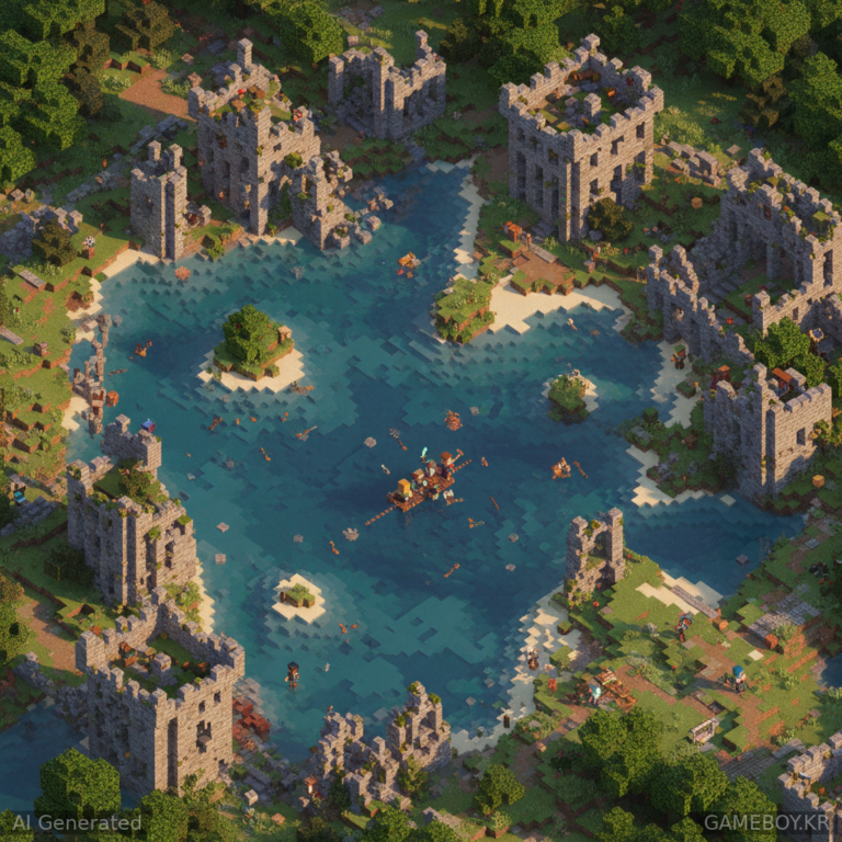 Sam's Minecraft Server - a 100% Vanilla anarchy server w/ a map from 2011 and an ocean spawn.