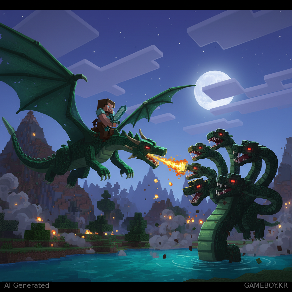 This Minecraft mod adds hydras, gorgons, death worms, and trained dragons - PC Gamer