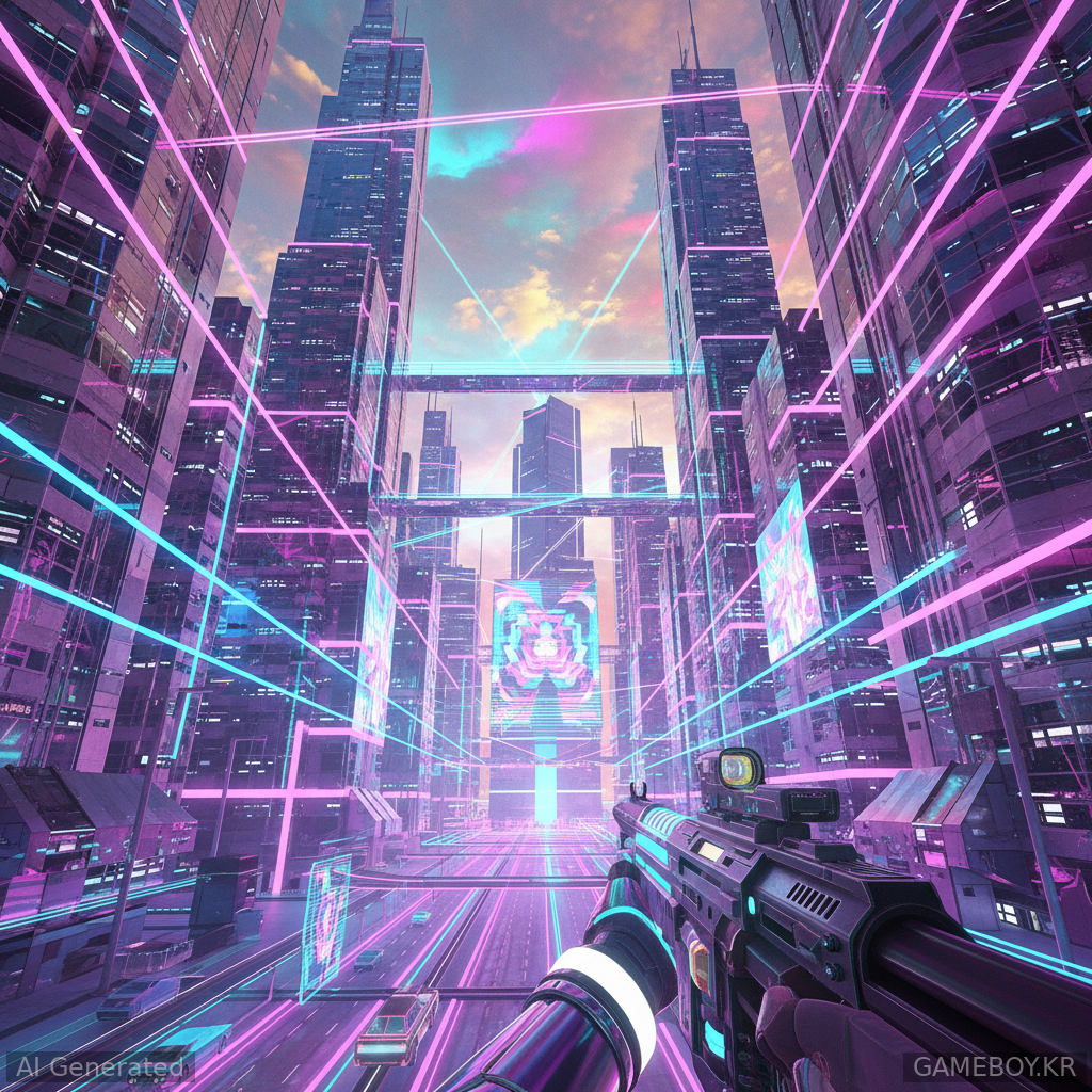 VAPORPUNK – Aesthetic Realities | Open-World FPS/RPG set in a Vaporwave inspired future. (Solo Dev Project)