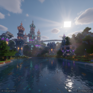Just launched my Minecraft world on my PC again after being away from it and only buidling on iPad for 5 months... forgot how beautiful MinecraftRTX is. Can you guess where I was living that inspired this building?