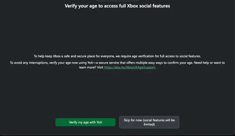 Minecraft Age Verification is now in the launcher.