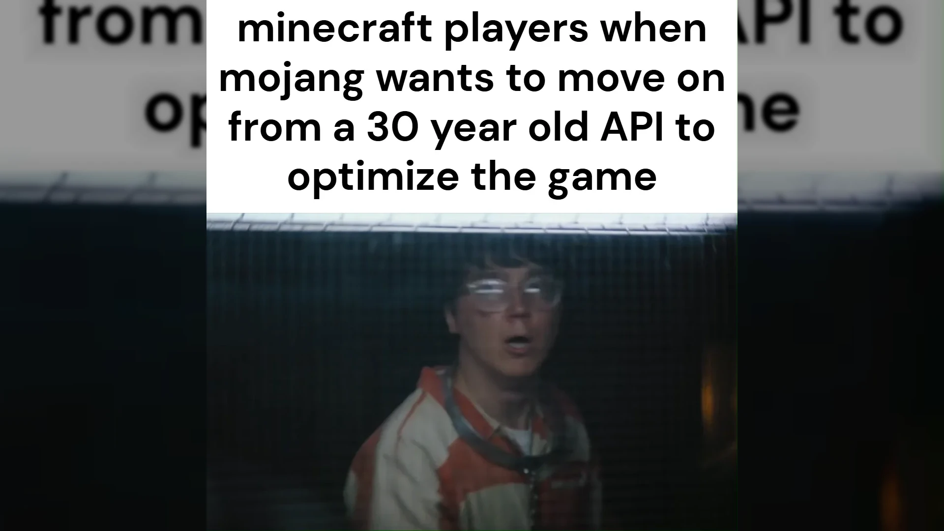 "mojang pls optimize the game" mfers when mojang actually optimizes the game
