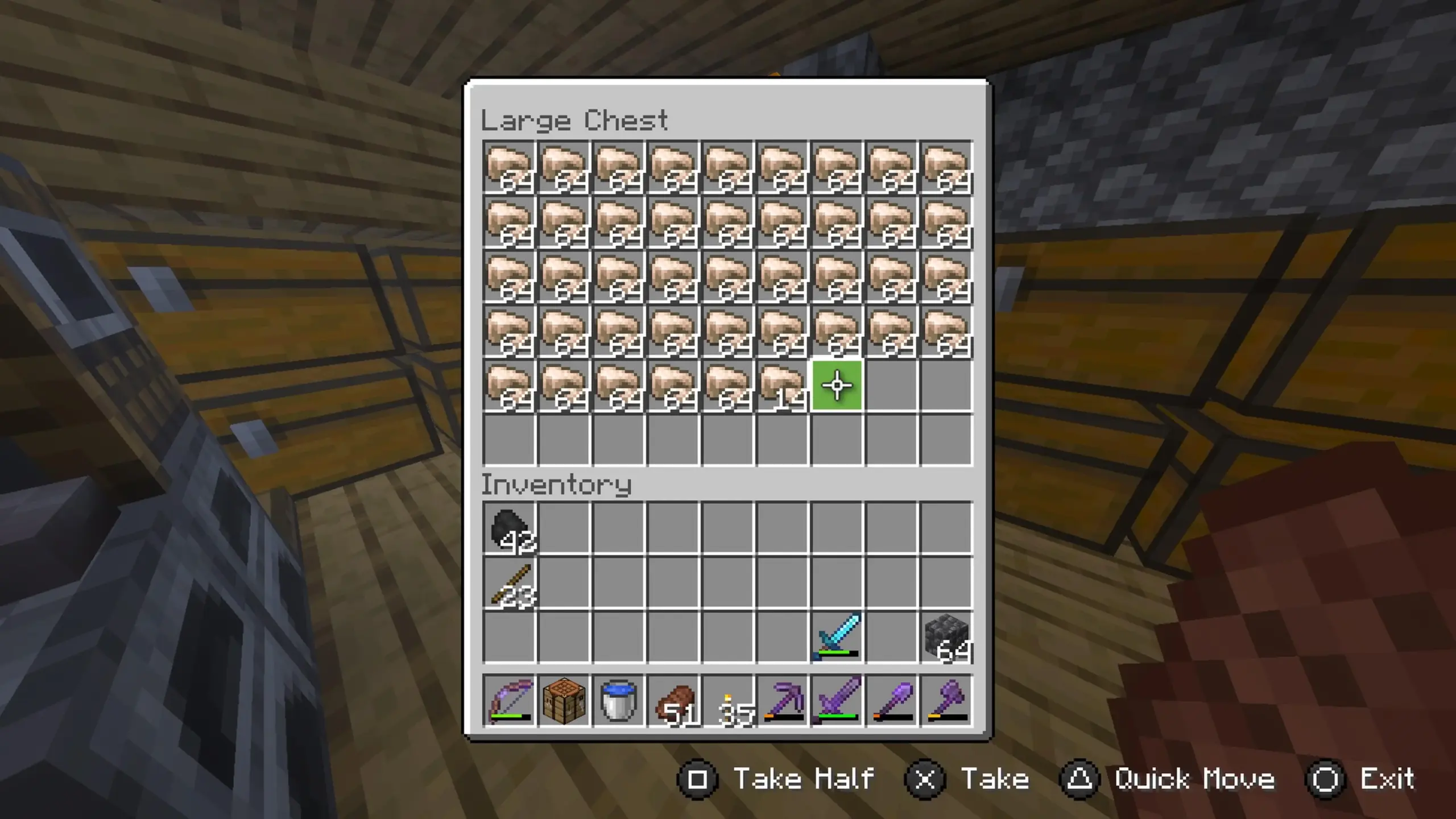I found this much iron from a single vein/deposit