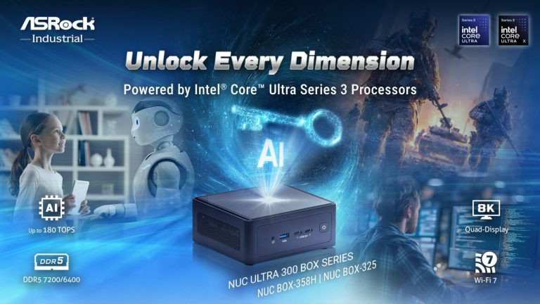 ASRock Launches NUC Ultra 300 Box Series With Up To 16-Core Ultra X7 358H And 128 GB Memory