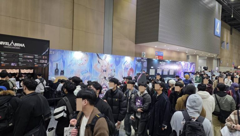 젬블로 '브라운더스트2' 니벨아레나 부스, 일러스타페스10에서 대박 행진