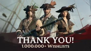 Windrose Dev thanks fans for 1,000,000+ wishlists