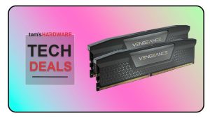 DDR5 RAM gets another fleeting discount, lowest price in months — Corsair's 32GB Vengeance kit is $329 at Woot