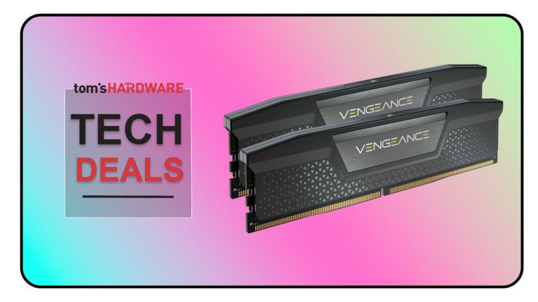 DDR5 RAM gets another fleeting discount, lowest price in months — Corsair's 32GB Vengeance kit is $329 at Woot