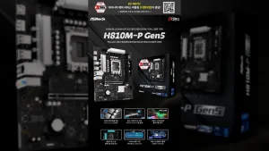 ㈜디앤디컴, 인텔 Core Ultra 프로세서 플랫폼 메인스트림 메인보드 '애즈락 H810M-P Gen5' 출시