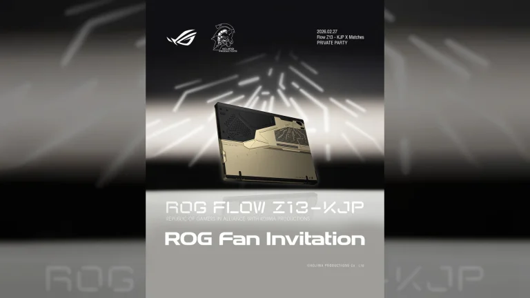 에이수스(ASUS), ‘코지마 프로덕션’ 협업 한정판 게이밍 노트북 ’ROG Flow Z13-KJP’ 오늘(24일) 오후 11시부터 사전 예약 판매 진행