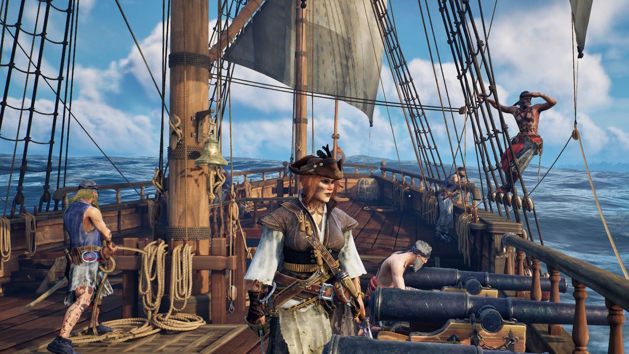 I've already played the demo of this co-op pirate survival game for 7 hours, but the boisterous sea shanties my crew sings keep me coming back for more