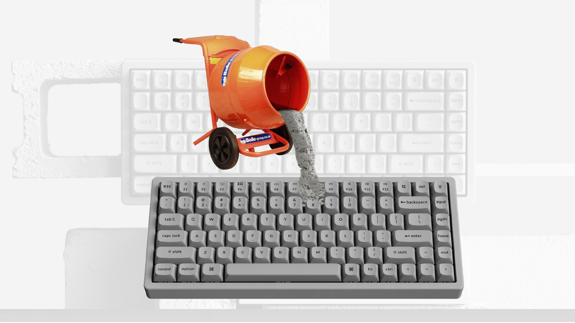 So concrete gaming keyboards are now a thing, and I think I need one in my life