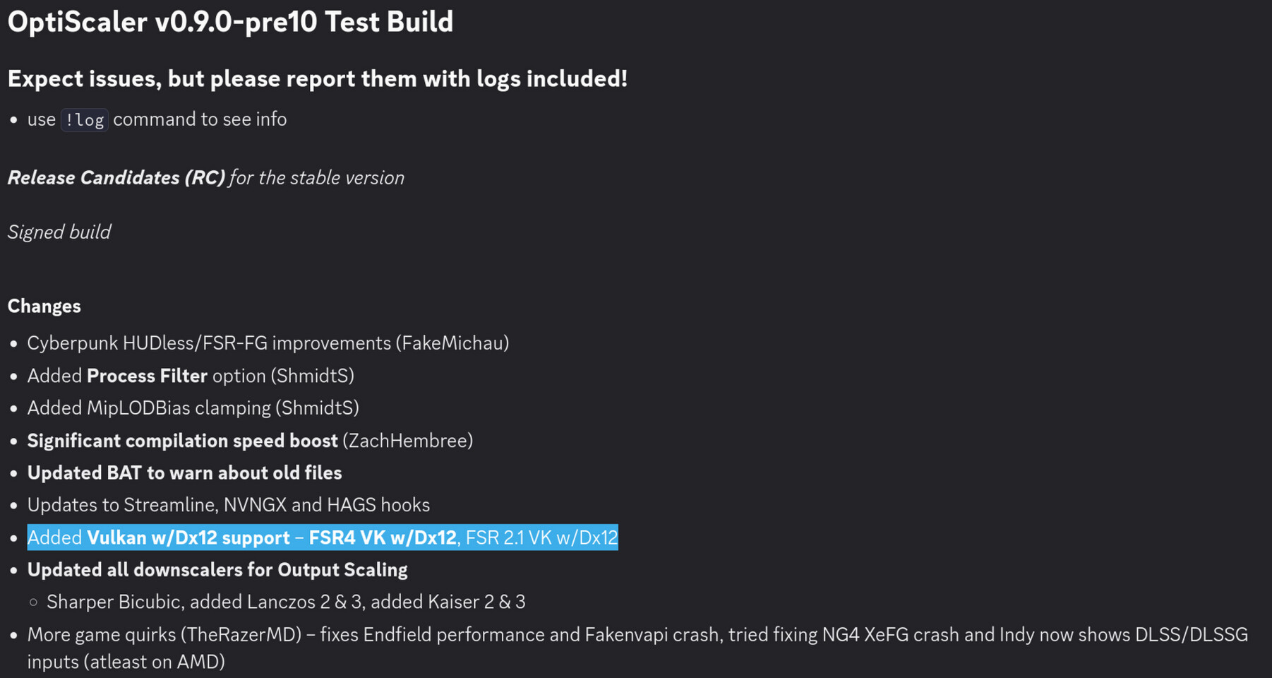 OptiScaler One-Ups AMD With FSR 4 Vulkan Support