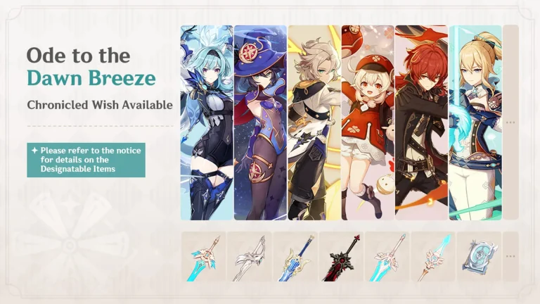Chronicled Wish Banner Guide In Genshin Impact