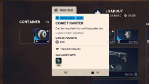 Where to find Comet Igniters in Arc Raiders