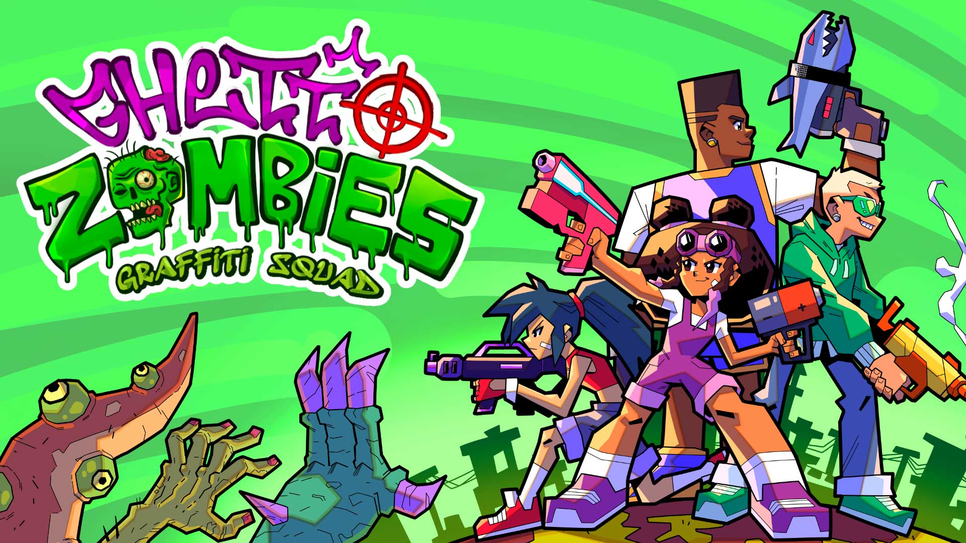 Ghetto Zombies Graffiti Squad: a Mash-up of Urban Co-op Chaos, Music and Style