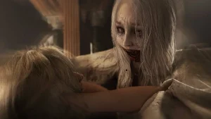 What does ‘the door is warped and won’t open’ mean in Resident Evil Requiem?