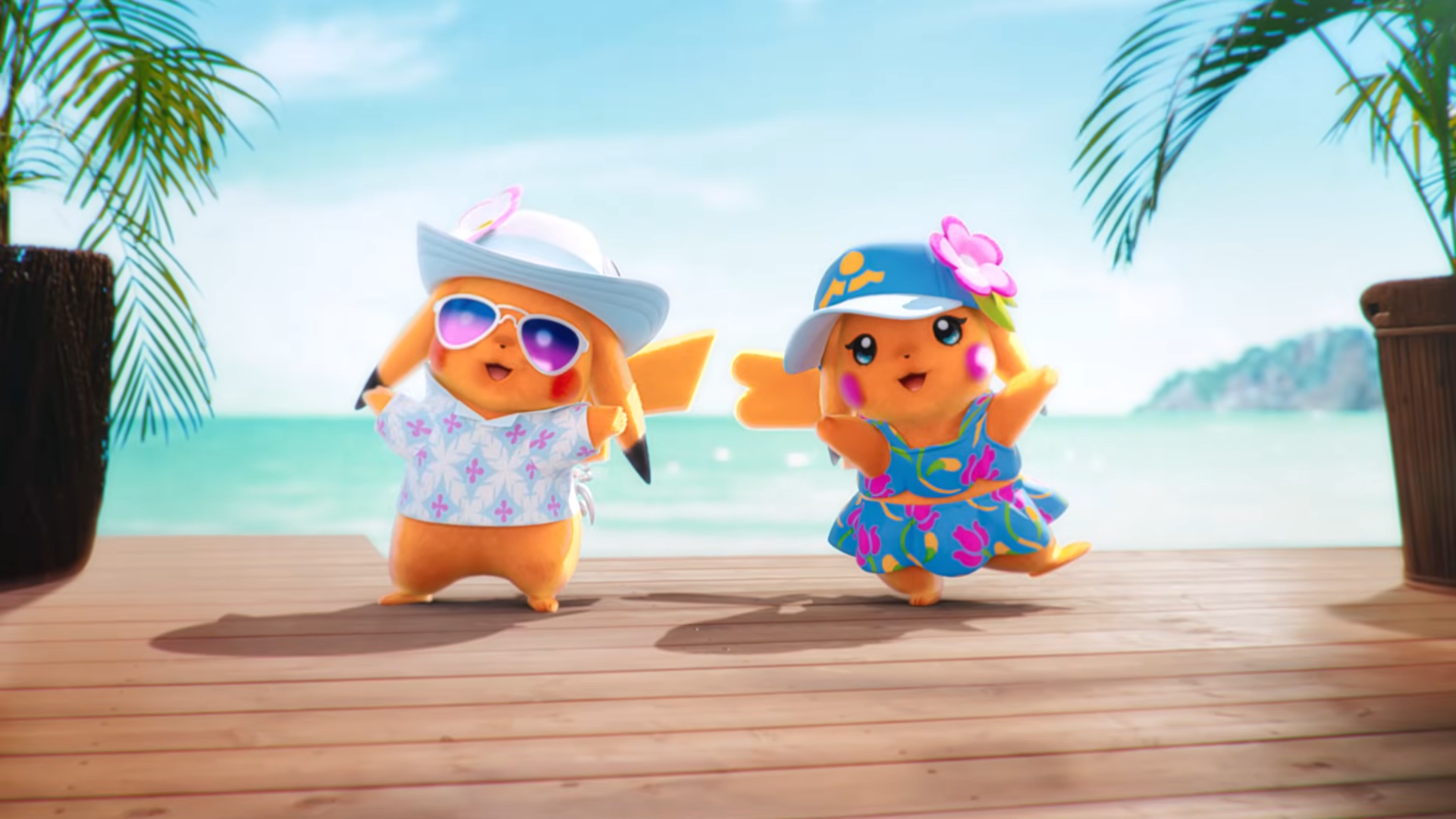 Pokémon Winds and Waves' Two Dressed Up Pikachu Have Ridiculous Official Names