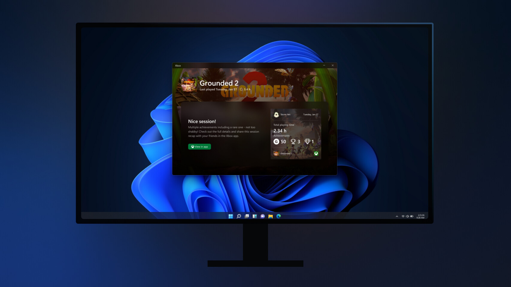 Xbox Insiders on PC Now Preview Postgame Recaps in the Xbox App