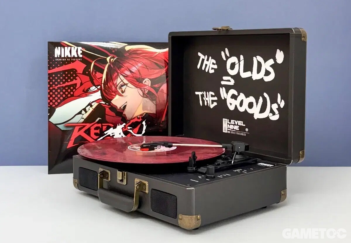 레드 후드 LP 플레이어 세트.