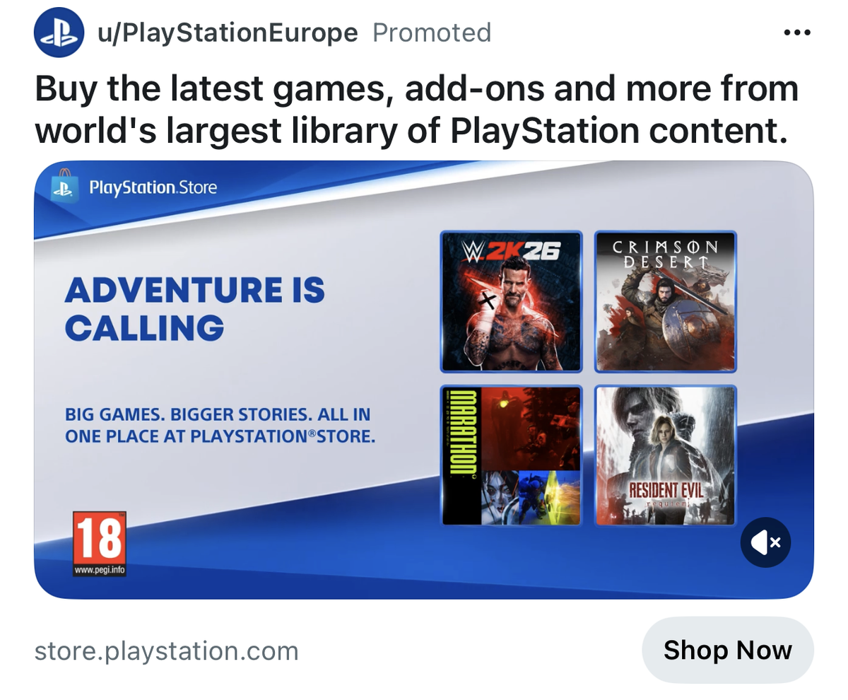 (Image credit: Reddit / PlayStation)
