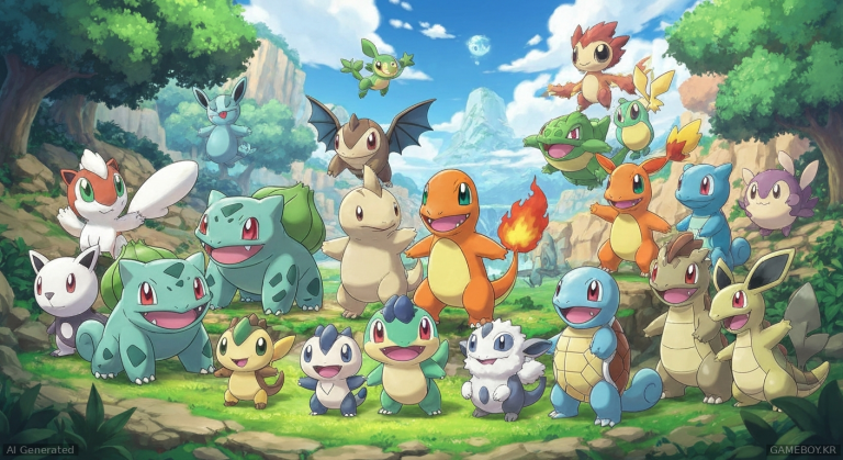 All Pokémon Starters by Generation