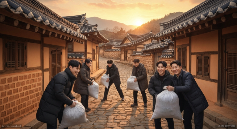 희망스튜디오, ‘로드나인’ 개발사와 연탄 지원 봉사활동 진행