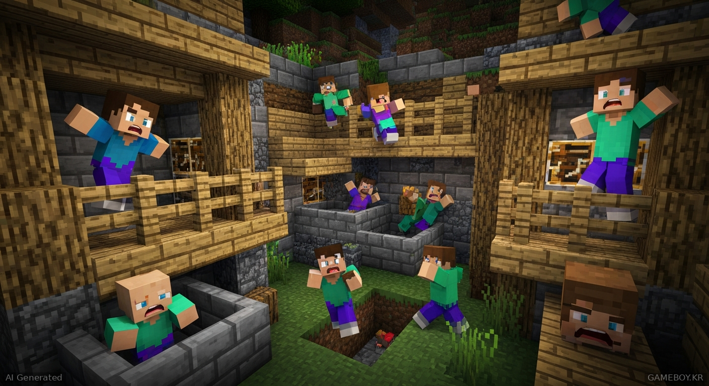 Why does Minecraft set up villages to be non-productive/death-traps?