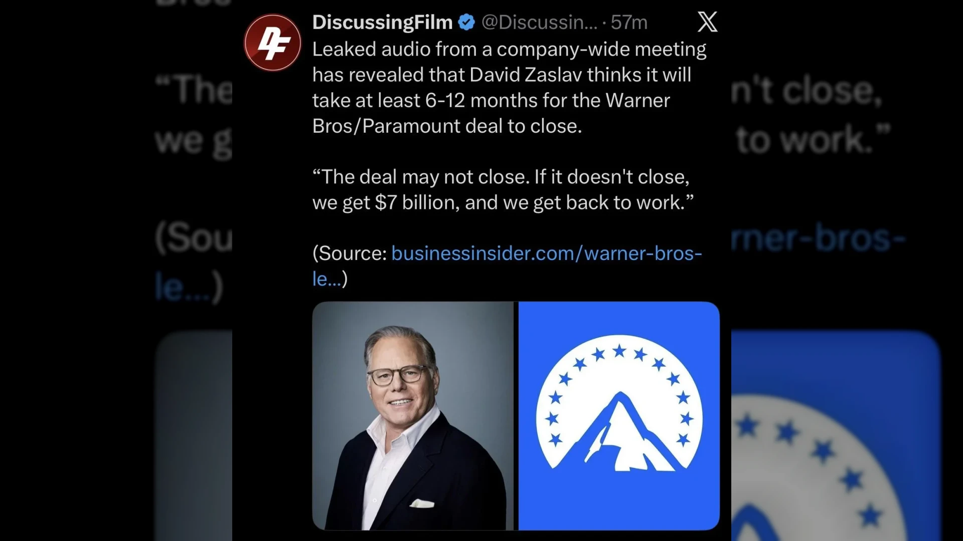 Is Zaslav playing the long game? Gambling WBDs future over a possible $7B payout?