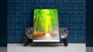 This Windows gaming handheld has a screen that folds in half