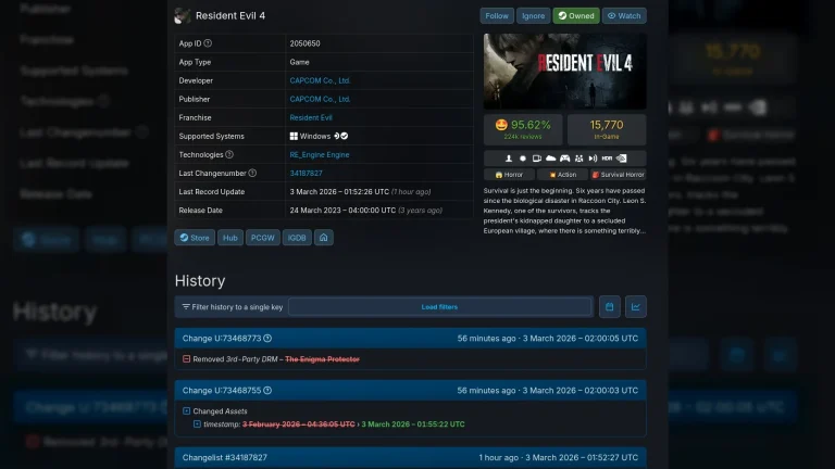 Enigma DRM officially removed from Resident Evil 4 Remake