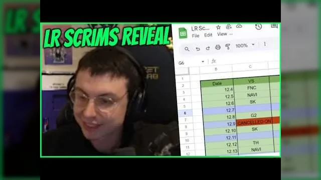 Caedrel Reveals Los Ratones Scrim Results In LEC. LR went 33-61 against LEC Franchise teams