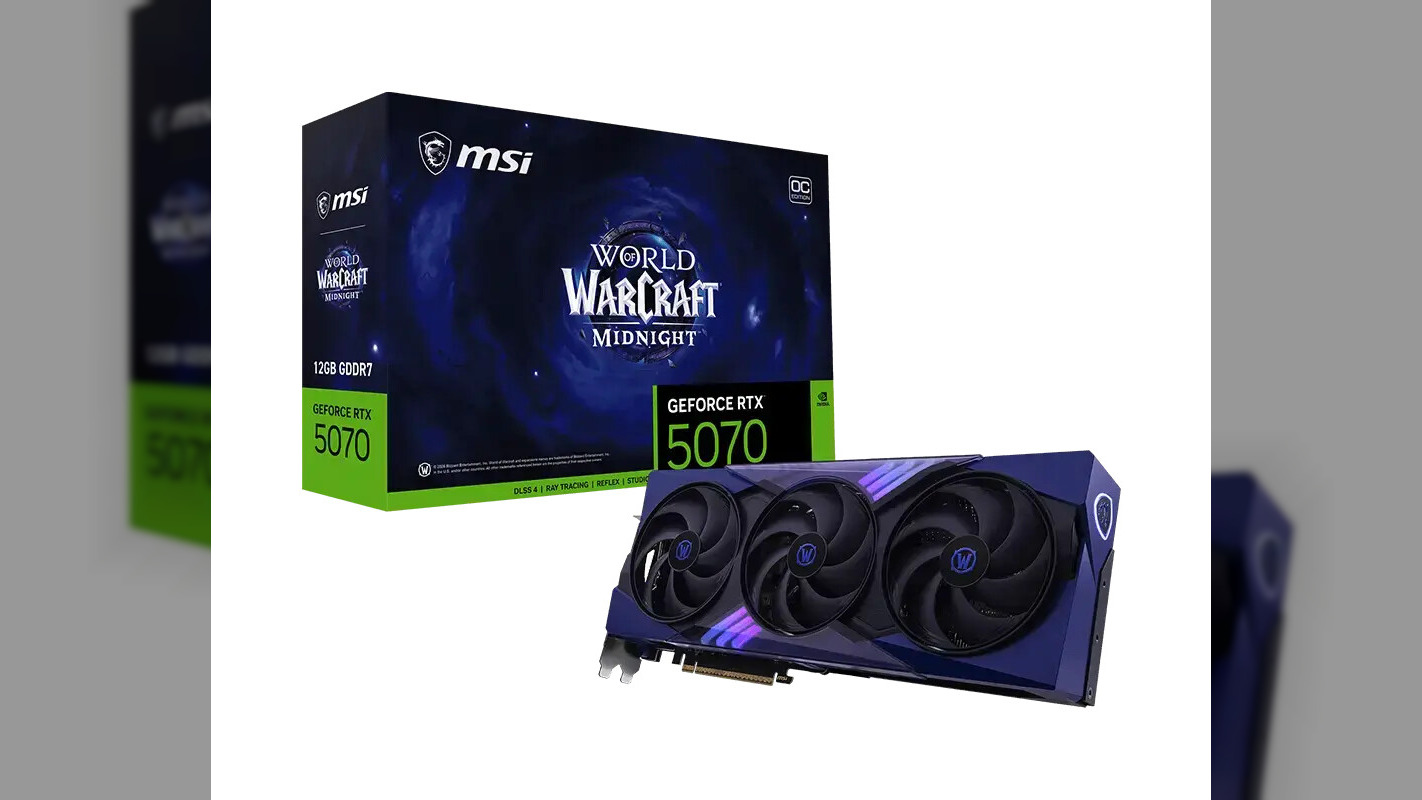 (PR) MSI and Blizzard Unveil Limited Edition GeForce RTX 5070 World of Warcraft: Midnight Graphics Cards