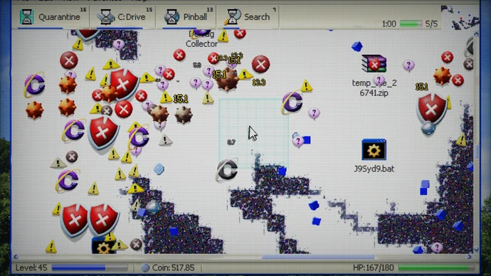 Antivirus Survivors 2003 Professional is a charming 2000s, Windows XP take on the Vampire Survivors formula