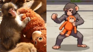 Viral baby monkey Punch has been turned into a video game