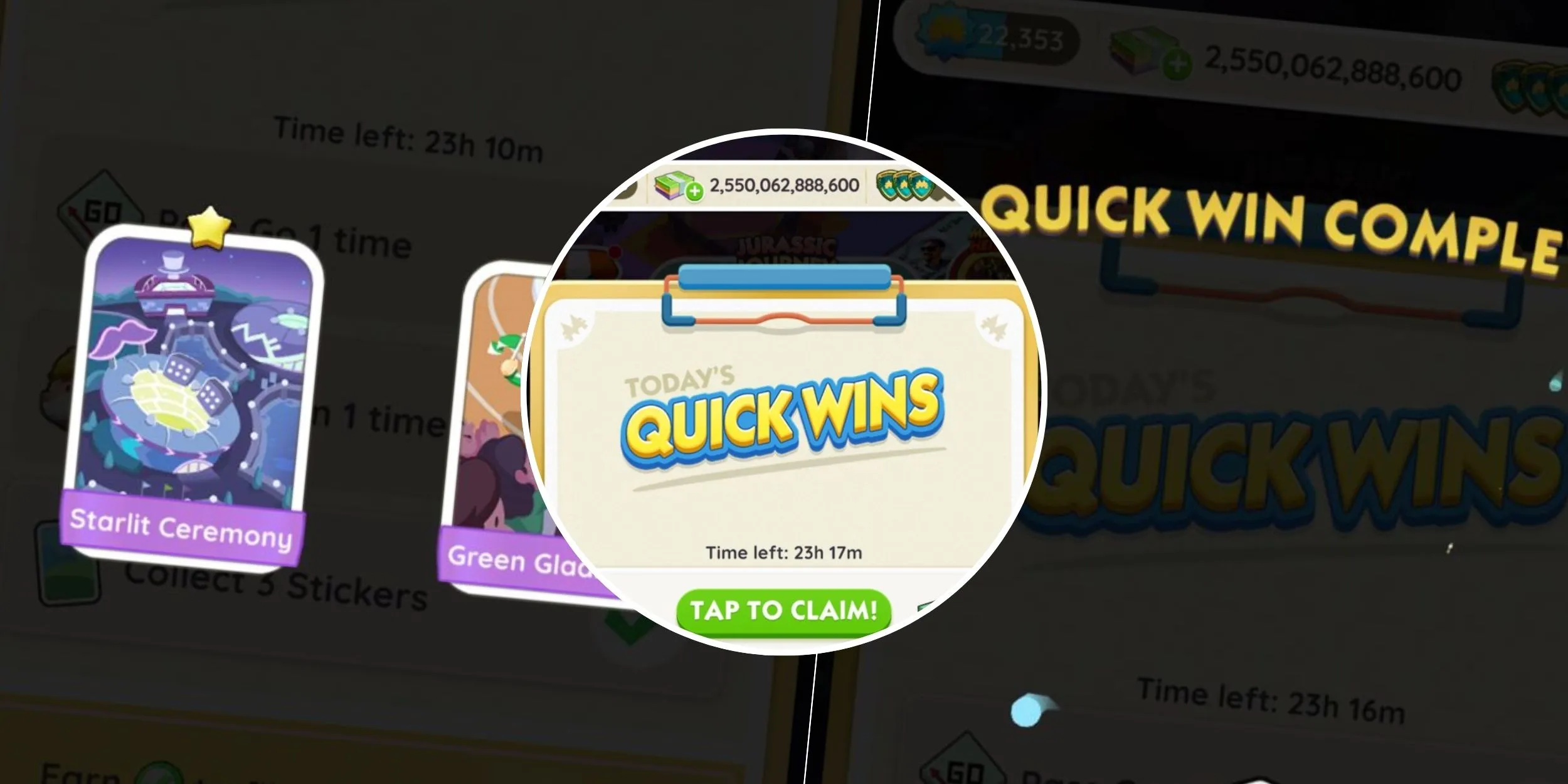 Monopoly GO: Today's Quick Wins Tasks (September 2025)