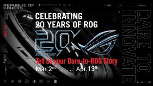(PR) ASUS Republic of Gamers Announces 20th Anniversary Celebration Campaign