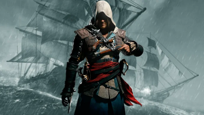 Ubisoft's worst-kept secret is finally official as Assassin's Creed Black Flag Resynced artwork is revealed