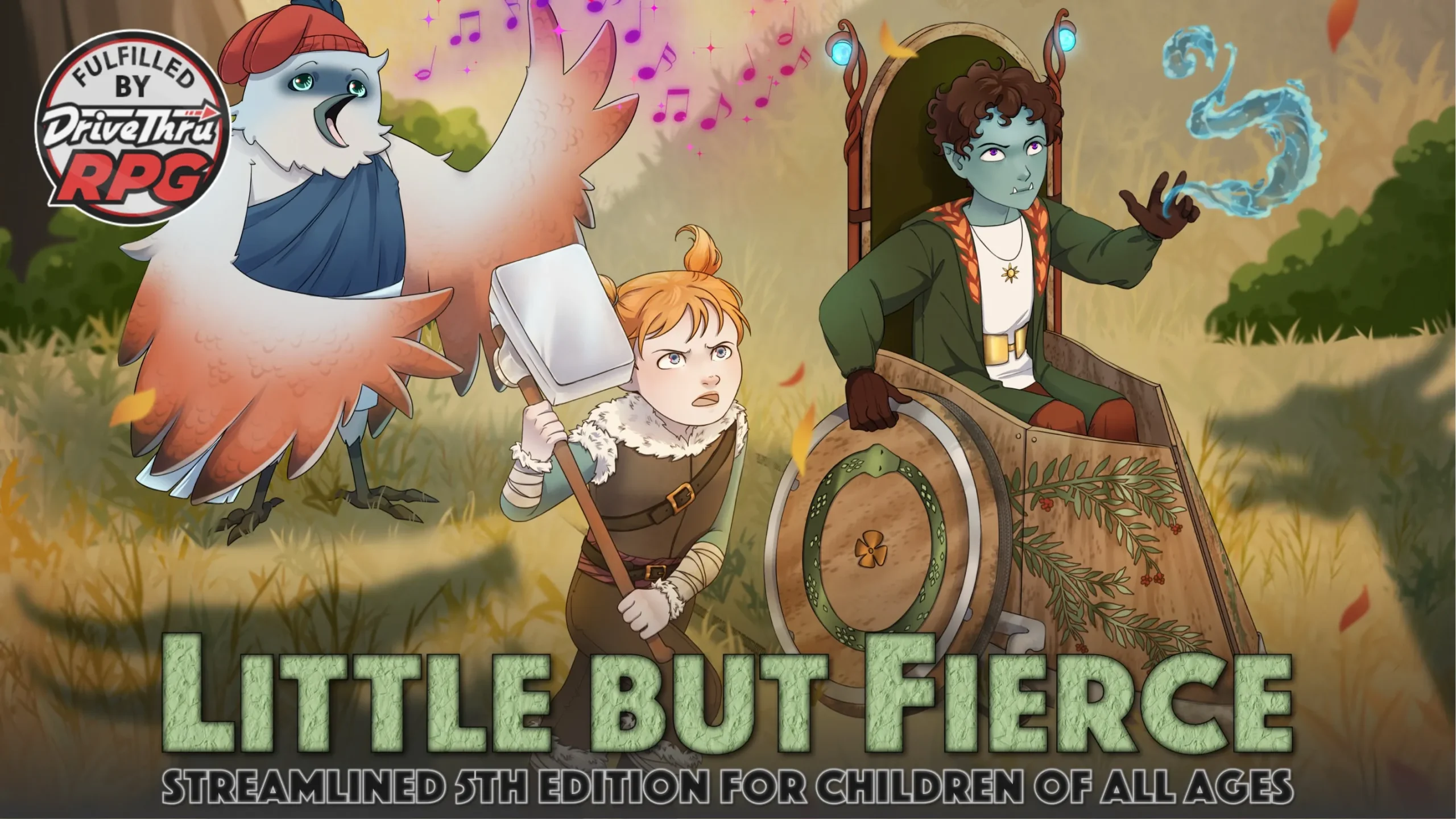Little But Fierce Kickstarter to deliver a kid-friendly version of D&D