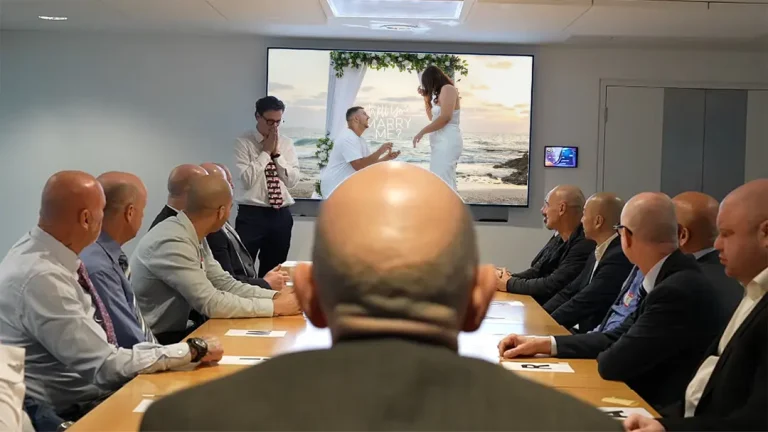 YouTuber Max Fosh hires 20 bald men to help subscriber pull off wild proposal