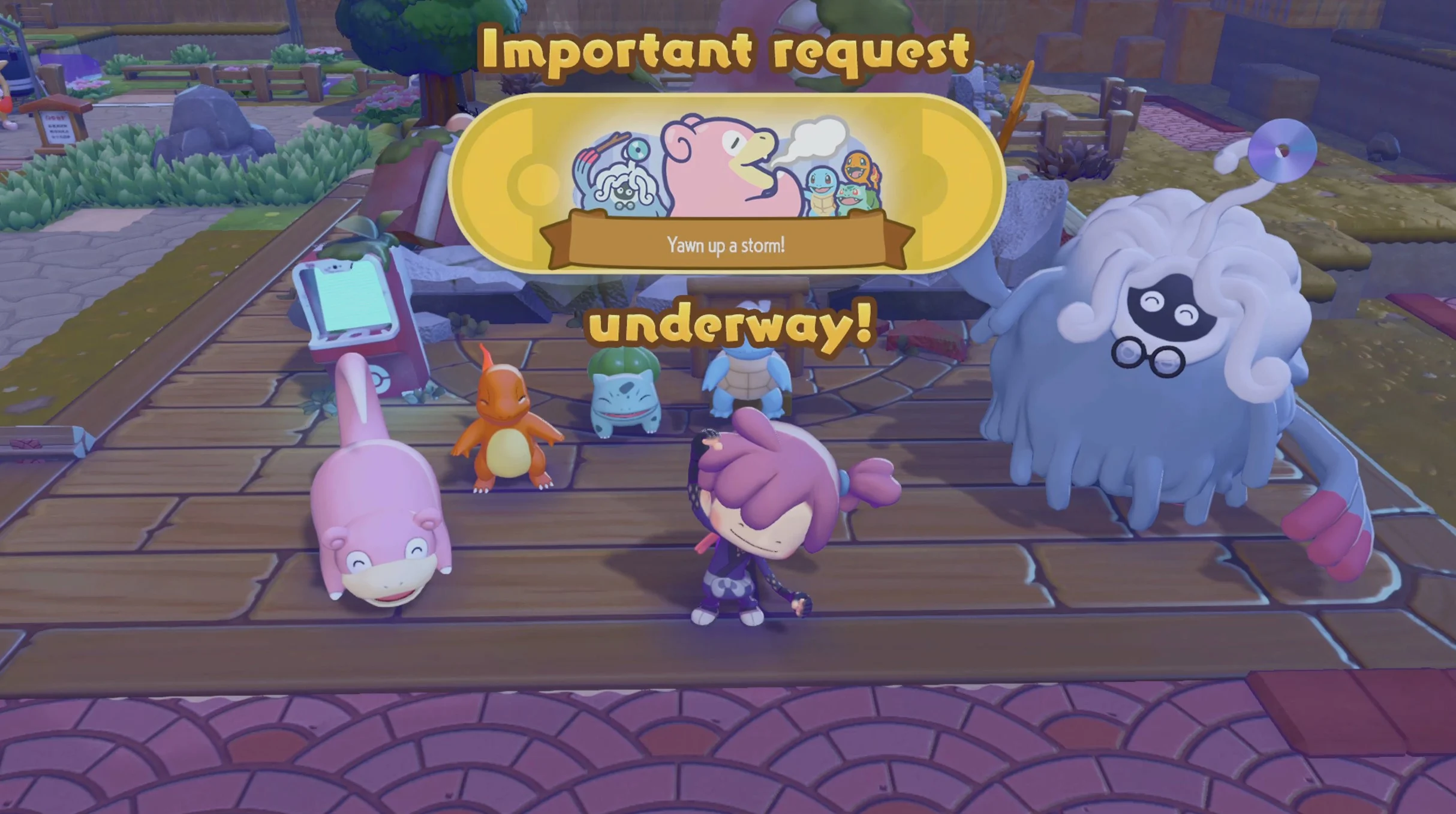 Pokémon Pokopia: Yawn Up A Storm walkthrough