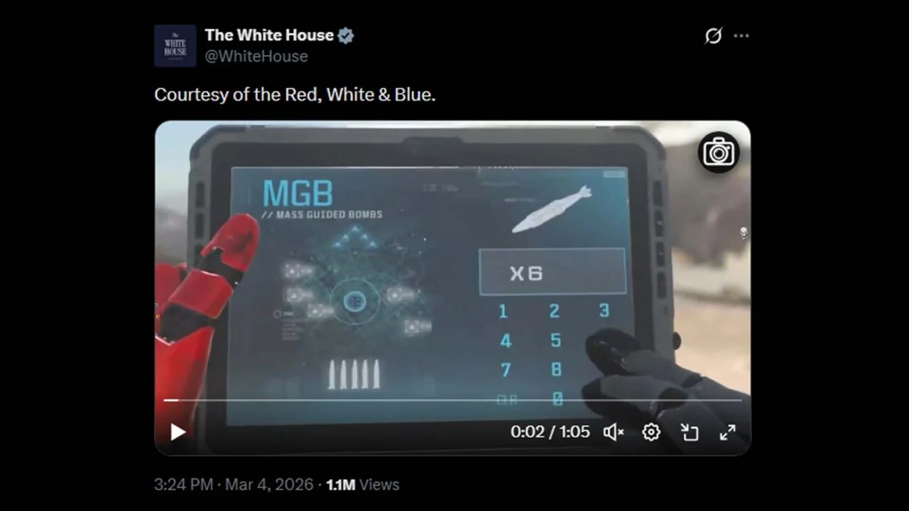 Trump White House Uses Call Of Duty: Modern Warfare Killstreak To Celebrate Killing People In Iran