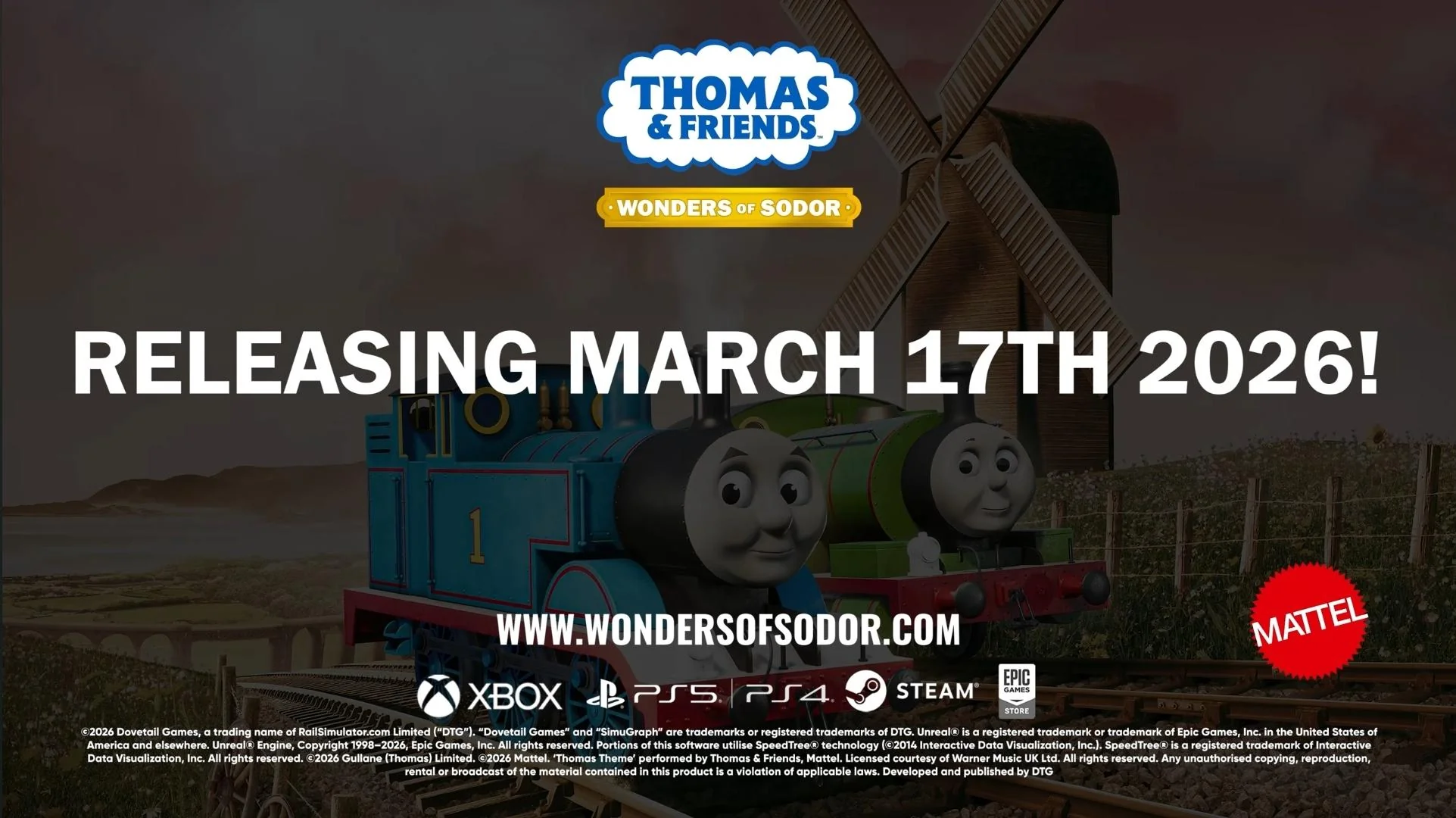 The release date for wonders of sodor has finally been revealed