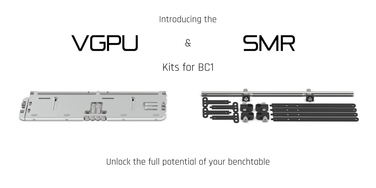 (PR) Streacom Launches VGPU and SMR Kits for BC1 Open Benchtable V2