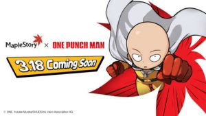 One Punch Man Is Punching His Way Into MapleStory This Month