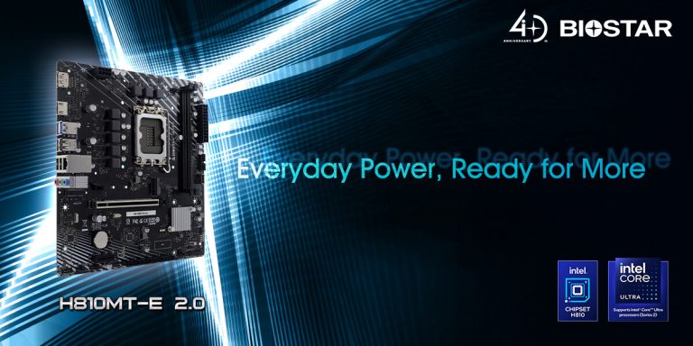 (PR) Biostar Introduces H810MT-E 2.0 Motherboard